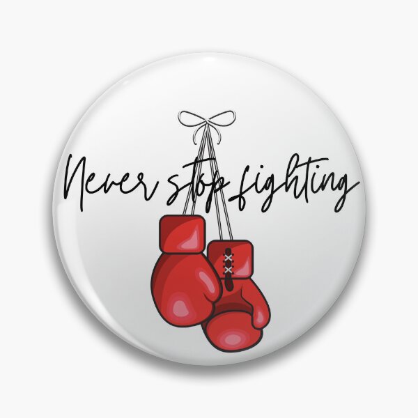 Item preview, Never stop fighting - boxing gloves designed and sold by billionairebrnd.