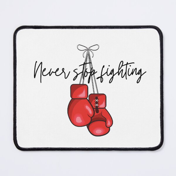 Item preview, Never stop fighting - boxing gloves designed and sold by billionairebrnd.