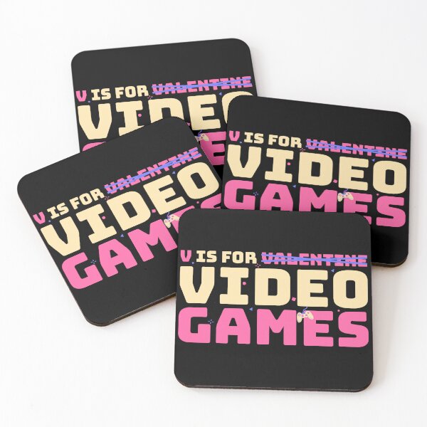 Item preview, V Is For Video Games not Valentine designed and sold by TinysKaden.