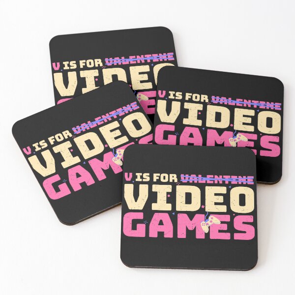 Item preview, V Is For Video Games not Valentine designed and sold by TinysKaden.