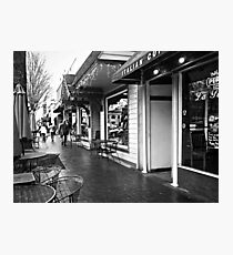 A Rainy Afternoon in the Square Photographic Print