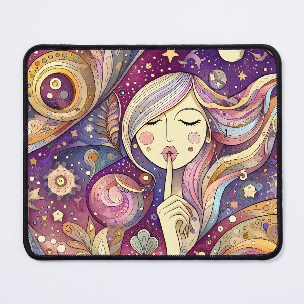 Item preview, Whispering Woman 4 designed and sold by artedamensagem.