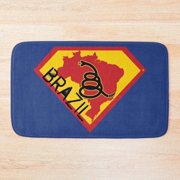 Item preview, BRAZIL Spell Out - Freedom Is The Superpower - Modern Gadsden Snake Flag - Dont Tread On Me SUPERHERO design designed and sold by pelagio.