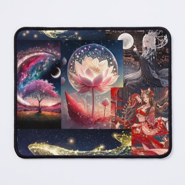 Item preview, Floral The Tree of Life and the Starry Fish and with lucky constellation designed and sold by Luckangel.