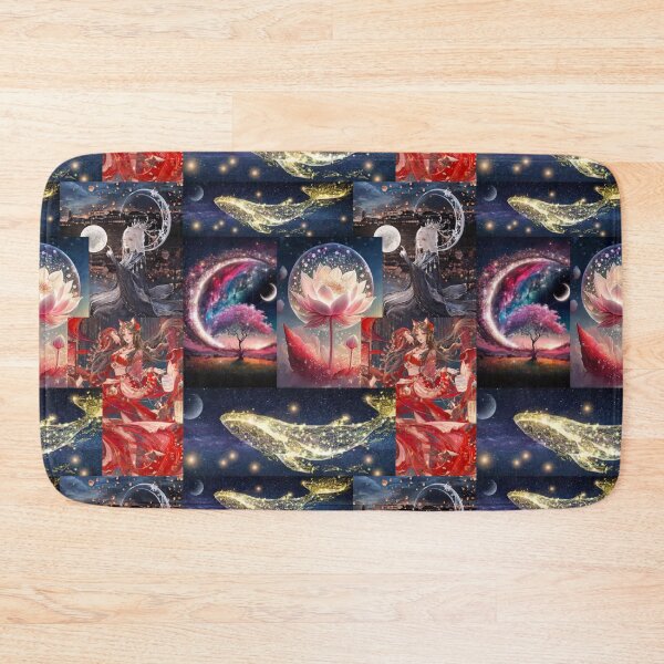 Item preview, Floral  The Tree of Life and the Starry Fish and with lucky constellation designed and sold by Luckangel.
