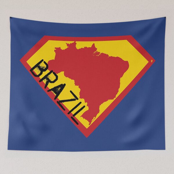 Item preview, BRAZIL Spell Out - Freedom Is The Superpower -  SUPERHERO design designed and sold by pelagio.