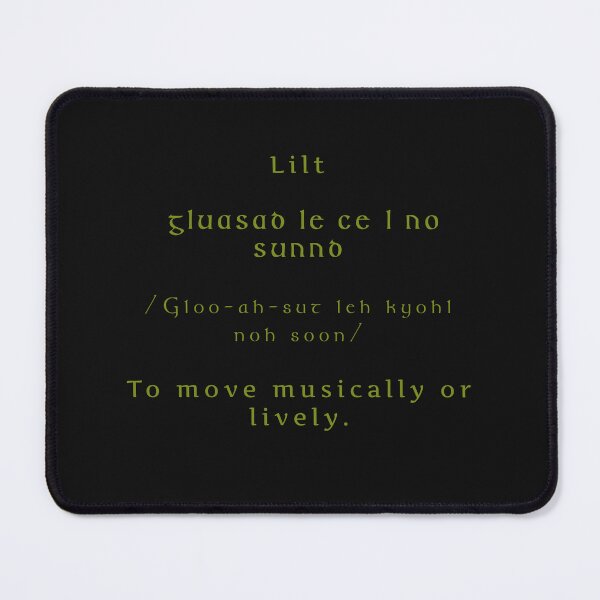 Item preview, Lilt gaelic translation designed and sold by MacksMerch.