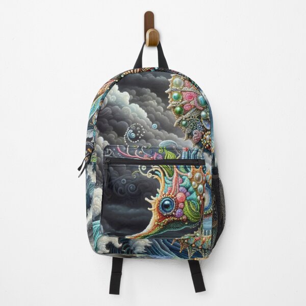 Item preview, Glamorous Seahorse Above the Sea designed and sold by purplesensation.