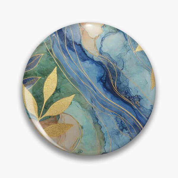 Item preview, Abstract Golden Leaf Artwork Style 14 designed and sold by Dream Bloom Gallery.