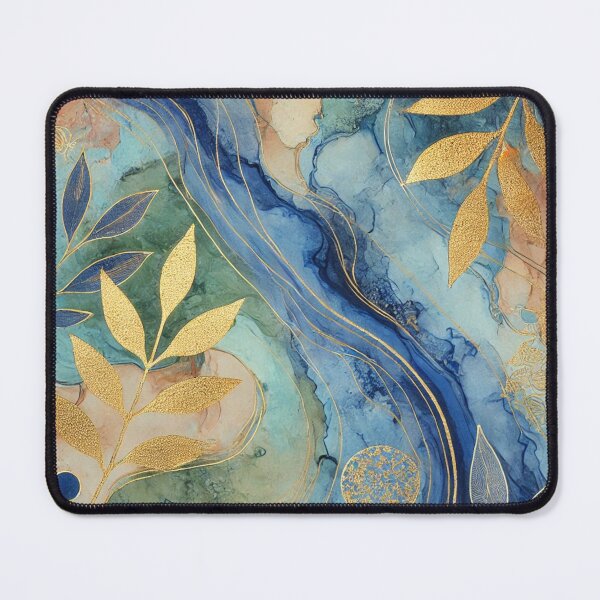 Item preview, Abstract Golden Leaf Artwork Style 14 designed and sold by Dream Bloom Gallery.