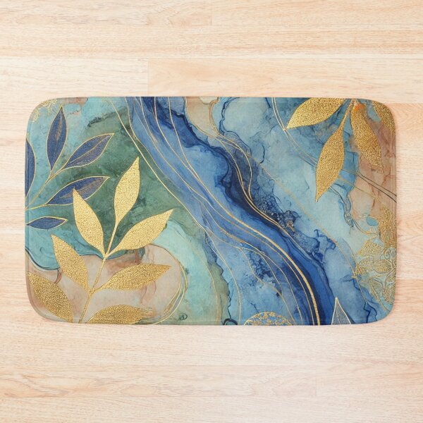 Item preview, Abstract Golden Leaf Artwork Style 14 designed and sold by Dream Bloom Gallery.