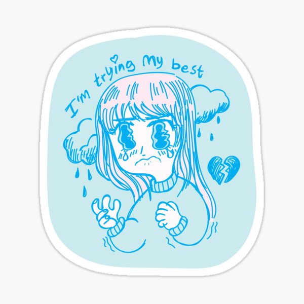 I'm trying my best Sticker