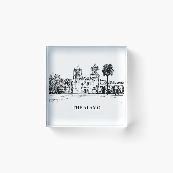 Item preview, The Alamo designed and sold by Lakeric Cityscapes.