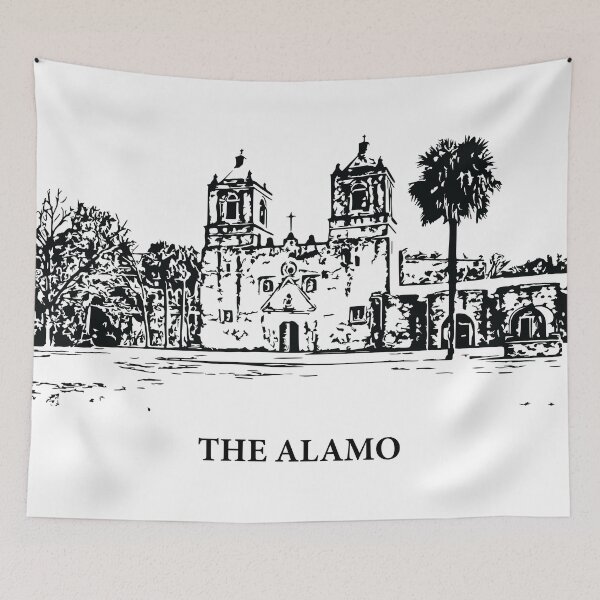 Item preview, The Alamo designed and sold by Lakeric Cityscapes.
