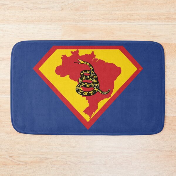 Item preview, BRAZIL - Freedom Is The Superpower - Gadsden Snake Flag - Dont Tread On Me SUPERHERO design designed and sold by pelagio.