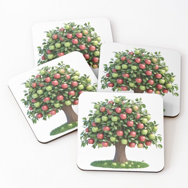 Item preview, Apple Tree with Red and Green Apples Fruit Art designed and sold by Robert Lucio.