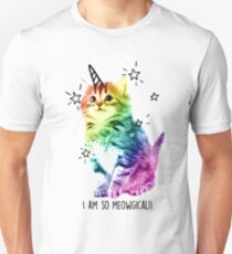 Ich bin so meowgisch Slim Fit T-Shirt