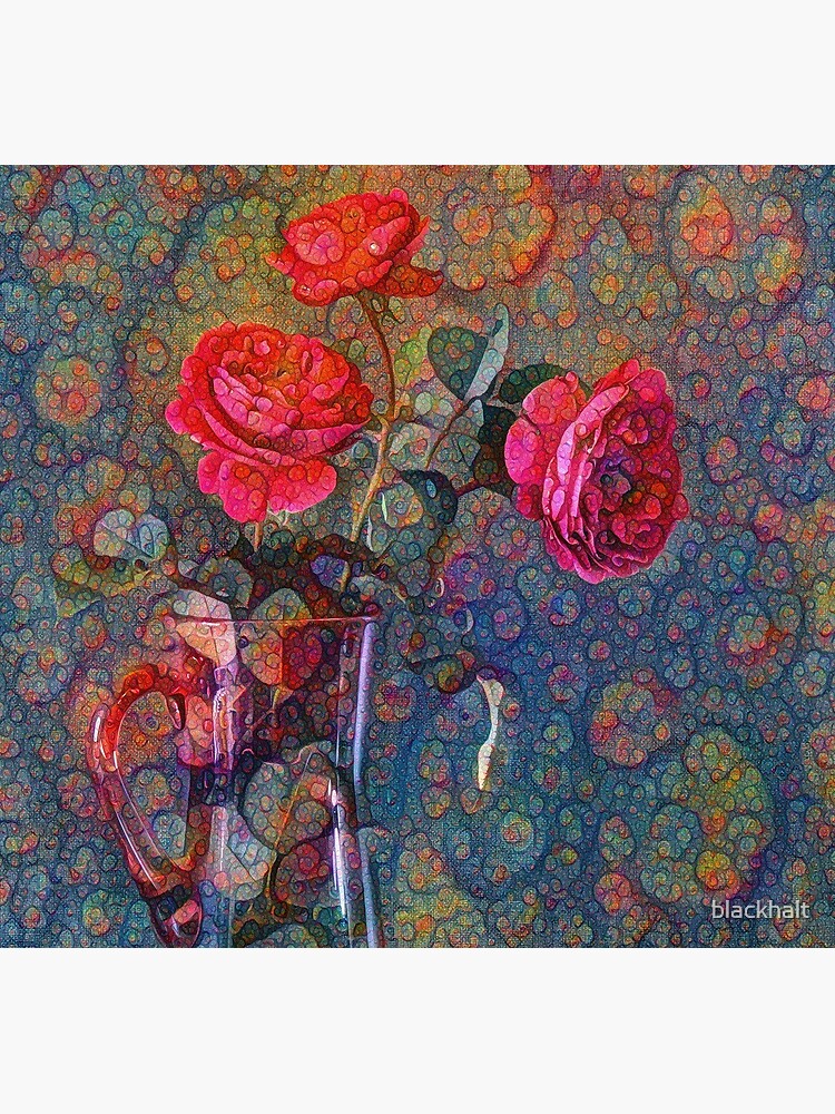 Roses #DeepDreamed by blackhalt