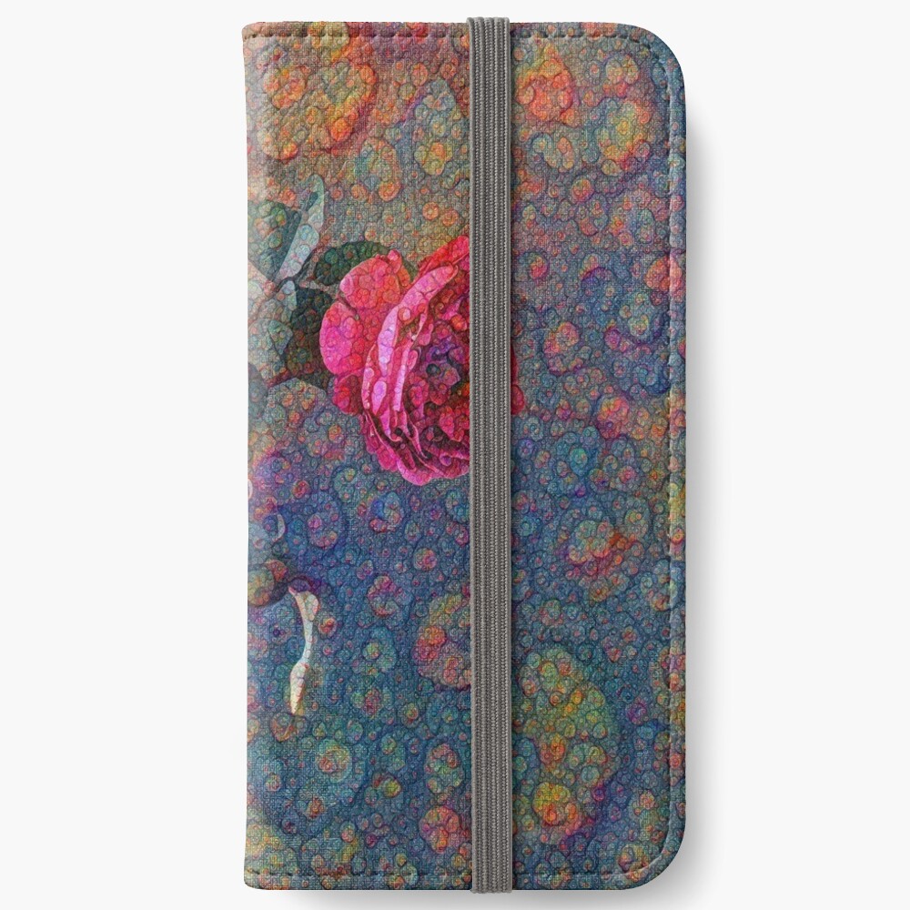 Roses #DeepDreamed iPhone Wallet