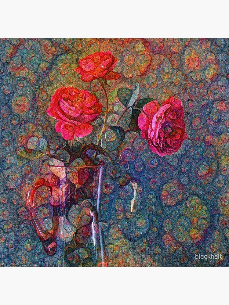 Roses #DeepDreamed by blackhalt