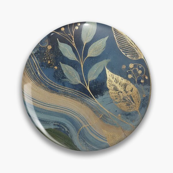 Item preview, Abstract Golden Leaf Artwork Style 15 designed and sold by Dream Bloom Gallery.