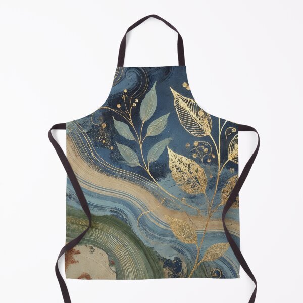 Item preview, Abstract Golden Leaf Artwork Style 15 designed and sold by Dream Bloom Gallery.