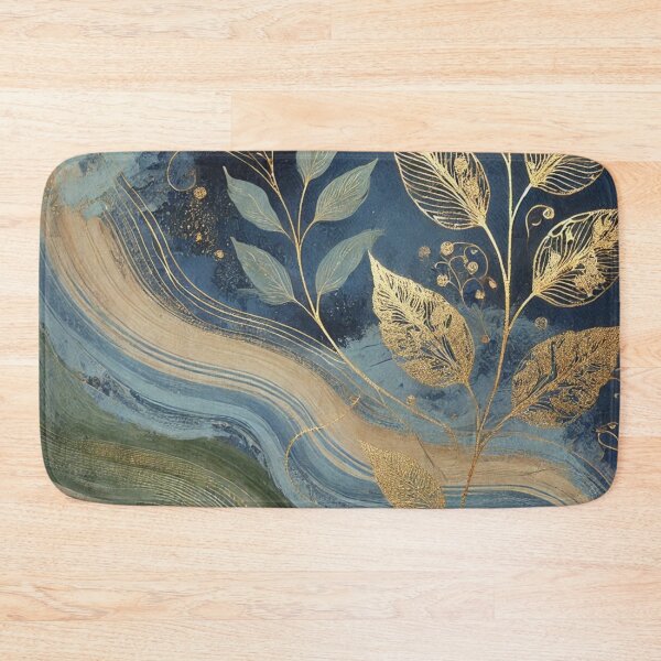 Item preview, Abstract Golden Leaf Artwork Style 15 designed and sold by Dream Bloom Gallery.