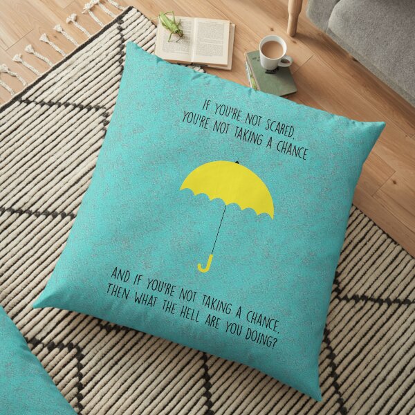 HIMYM-Yellow Umbrella Floor Pillow
