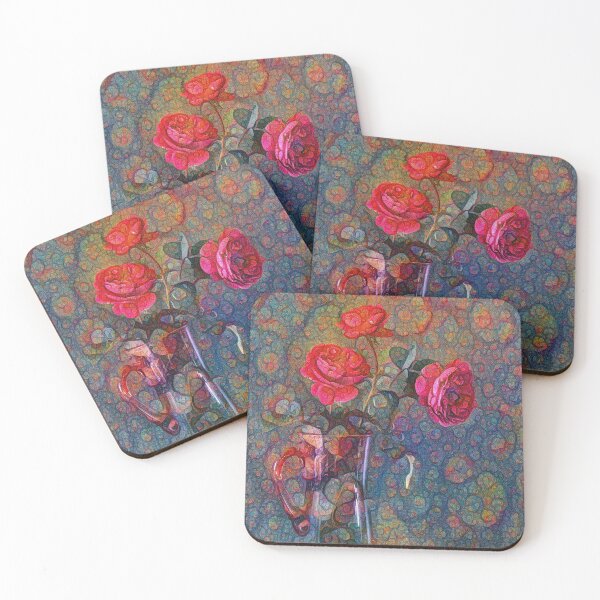 Item preview, Roses #DeepDreamed designed and sold by blackhalt.