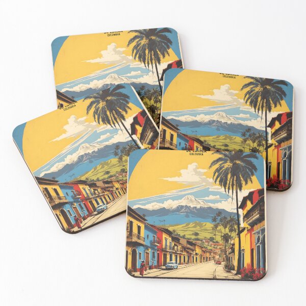 Item preview, Santa Cruz de Lorica Colombia Retro Vintage Poster Tourism  designed and sold by TravelersGems.