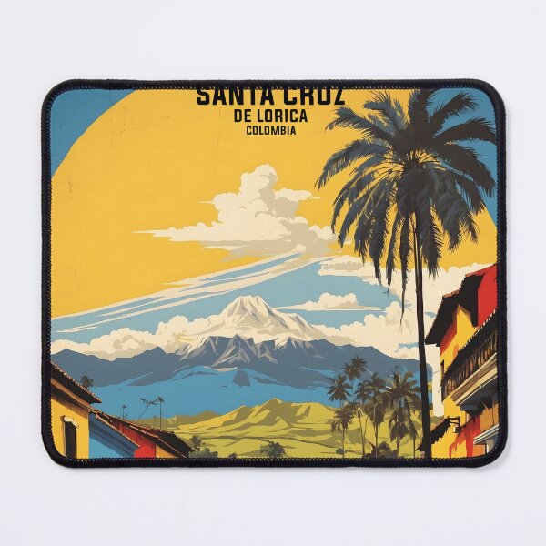 Item preview, Santa Cruz de Lorica Colombia Retro Vintage Poster Tourism designed and sold by TravelersGems.