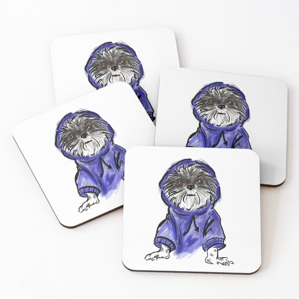 Item preview, Shihtzu Dog Animal Hoodie Hand Drawn Cute  designed and sold by AubrieBea.
