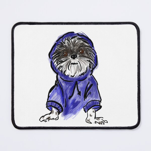 Item preview, Shihtzu Dog Animal Hoodie Hand Drawn Cute designed and sold by AubrieBea.