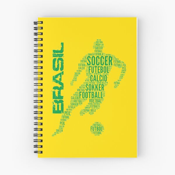 Item preview, Brasil Soccer Typography designed and sold by goodspy.