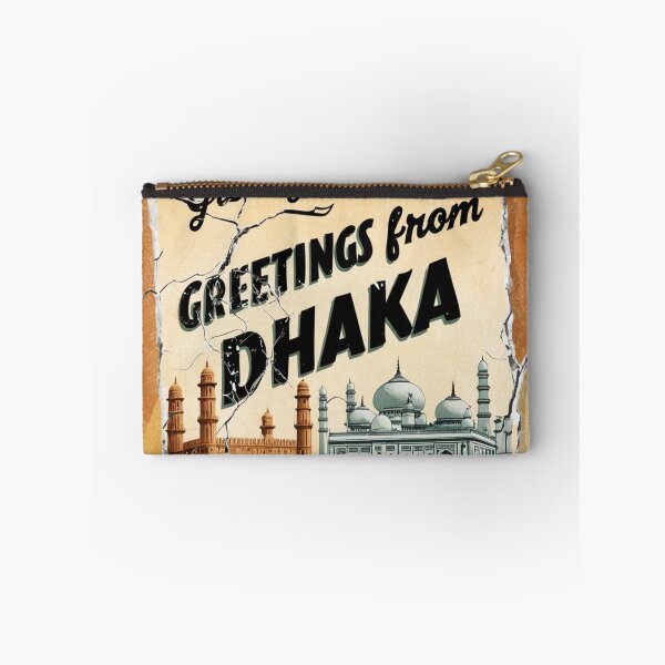 Item preview, Dhaka Bangladesh Vintage Travel Retro Postcard Design designed and sold by TravelPostcardGems.