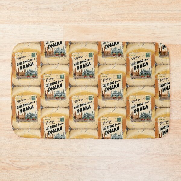 Item preview, Dhaka Bangladesh Vintage Travel Retro Postcard Design designed and sold by TravelPostcardGems.
