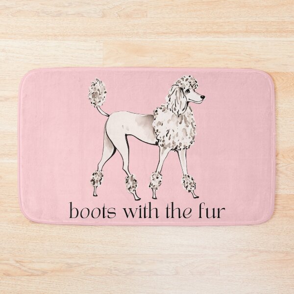Item preview, Boots with the Fur Funny Poodle Watercolor designed and sold by Magnolia Valley Art.