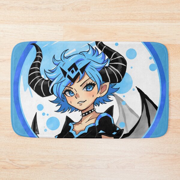 Item preview, Anime Demon Girl - Blue color scheme designed and sold by Ravenmonkey  Designs.