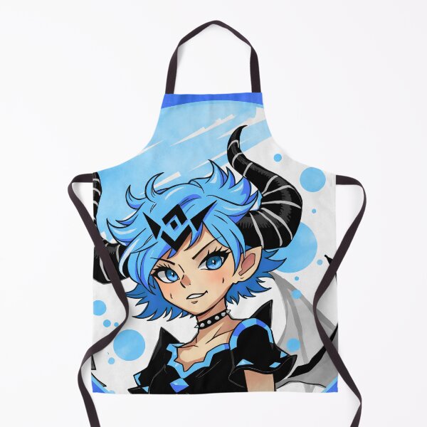 Item preview, Anime Demon Girl - Blue color scheme designed and sold by Ravenmonkey Designs.