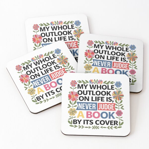 Item preview, My whole outlook on life is, never judge a book by its cover. designed and sold by nimmitrends.