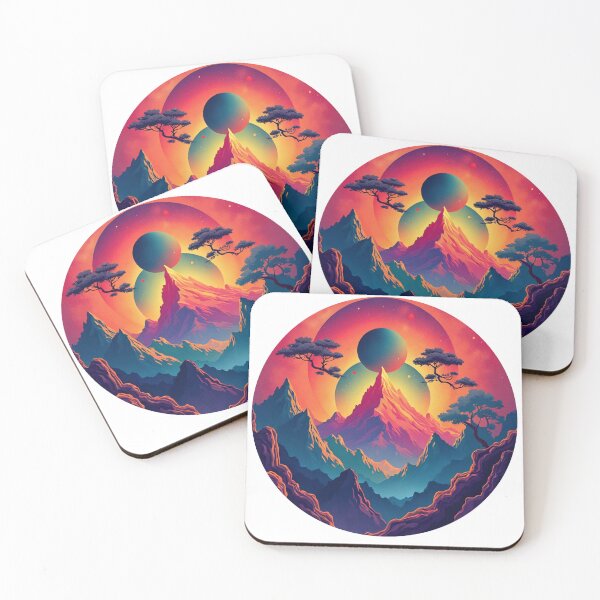 Item preview, Colorful hill designed and sold by 171factory.
