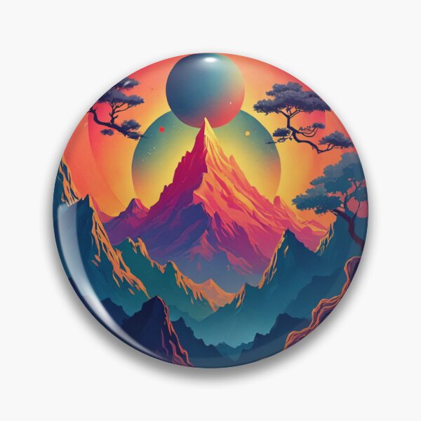Item preview, Colorful hill designed and sold by 171factory.