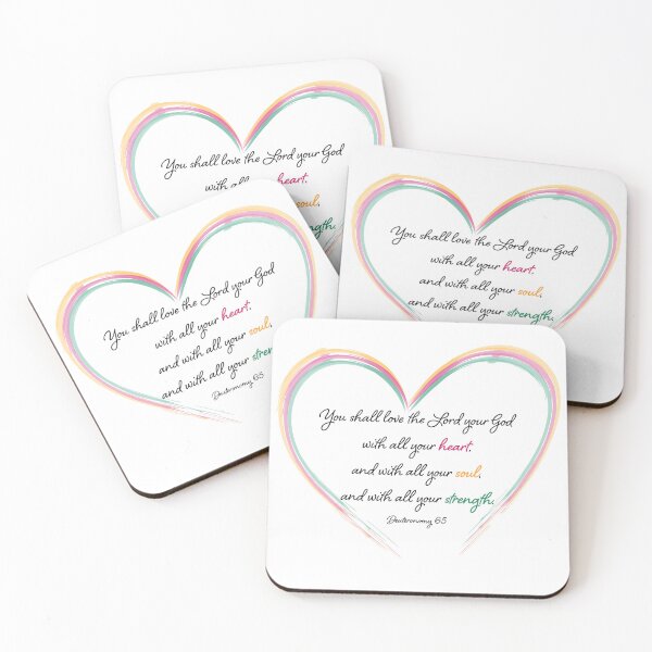 Item preview, Bible Verse - Deuteronomy 6:5 designed and sold by SavsSparkleShop.