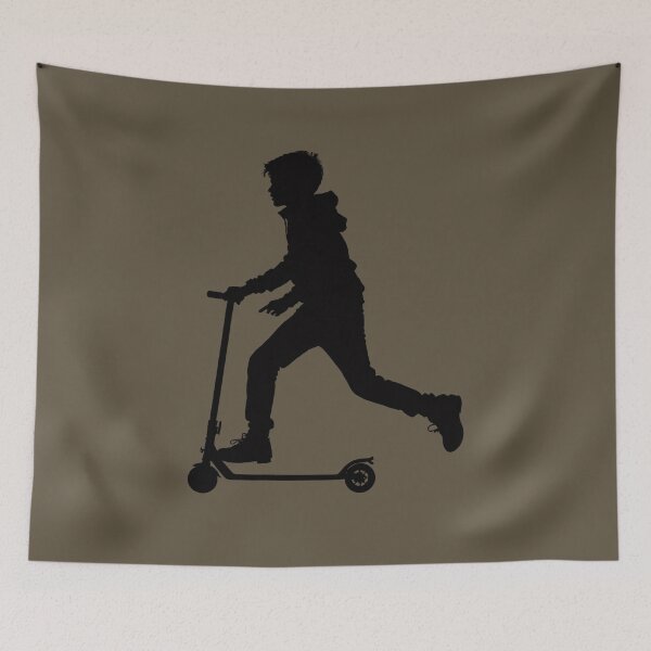 Item preview, Stunt Scooter Teen silhouette designed and sold by Skye Ryan-Evans.