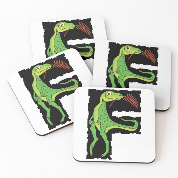 Item preview, Letter F Fabrosaurus designed and sold by alphatoons.