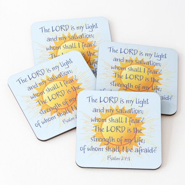 Item preview, Bible Verse - Psalm 27:1 designed and sold by SavsSparkleShop.