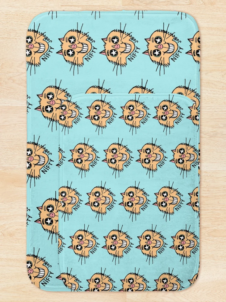 Thumbnail 5 of 6, Bath Mat, Nifty Job designed and sold by RMCGiftShop.