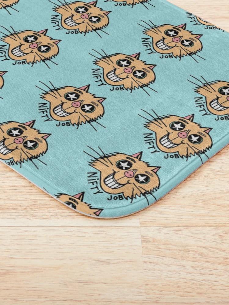 Thumbnail 3 of 6, Bath Mat, Nifty Job designed and sold by RMCGiftShop.