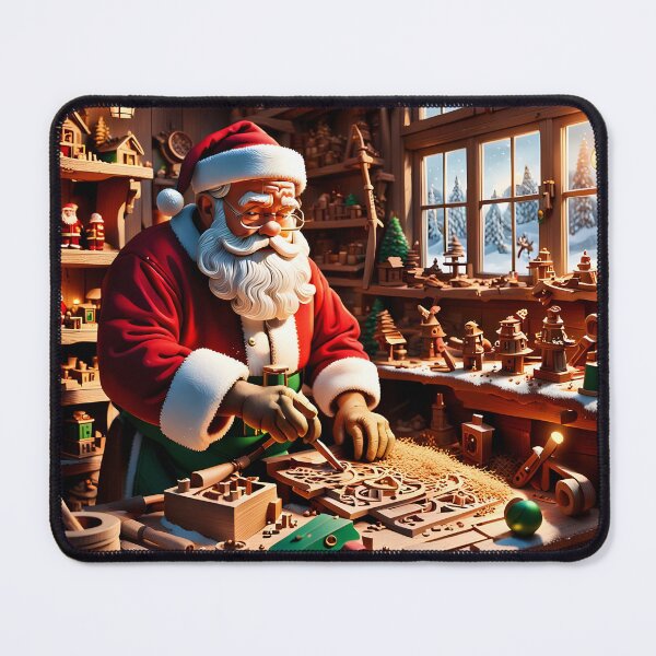 Item preview, Jolly Saint Nick's Workshop designed and sold by ACuriousshoppe.