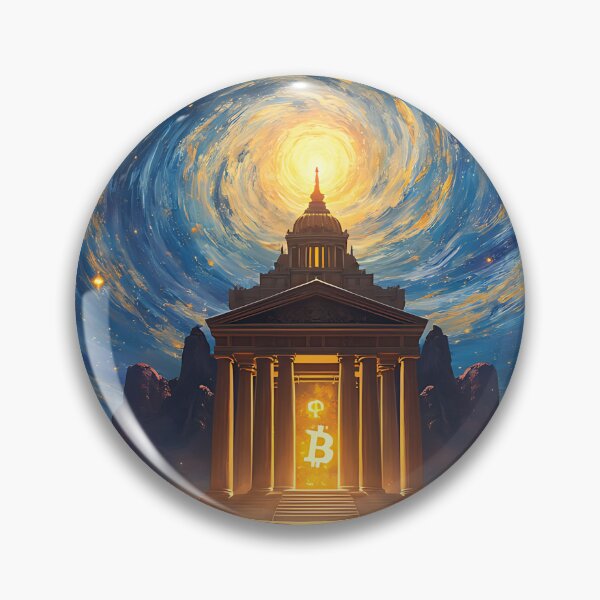 Item preview, Bitcoin Aurora The Northern Glow of Crypto designed and sold by RadDeck.